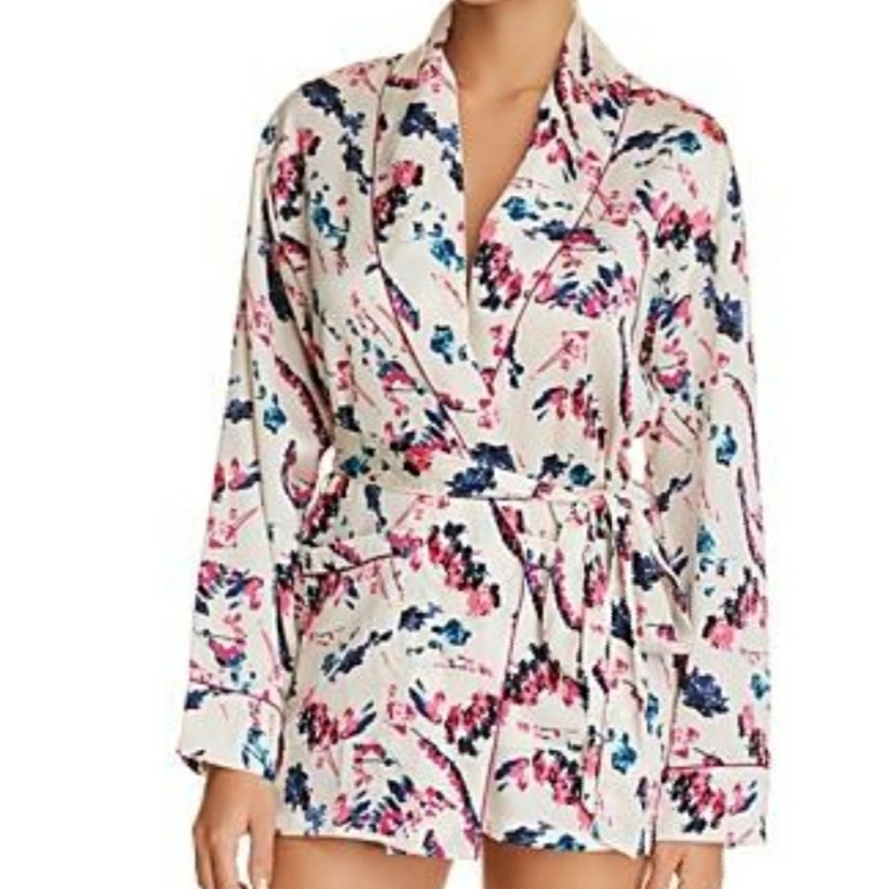 SMOKING FLORAL ROBE - Picture 4 of 6